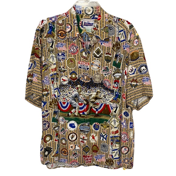 Reyn Spooner World Series Shirt. Size Large. - Picture 1 of 3